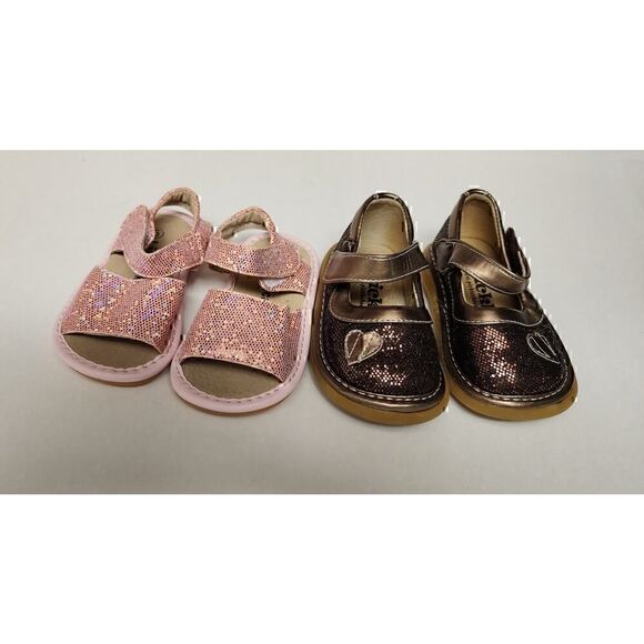 Squeaky Feet/Lanie Cakes Little Girls Sandals Size 4/5 Lots of 4 - Picture 14 of 16